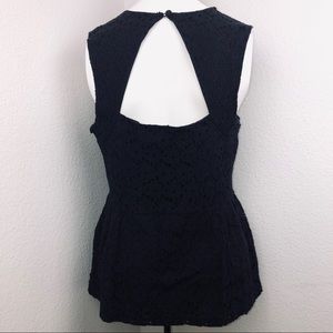 Anthropologie Tops - Anthropology Girls from Savoy Black peplum Top Anthropologie Tops - Anthropology Girls from Savoy Black peplum Top